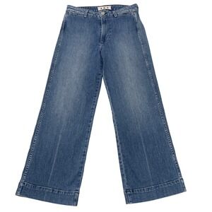 AMO Womens‎ High Rise Wide Leg Jeans Size 28 Relaxed Baggy Timeless Classic